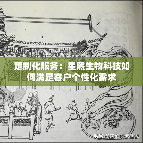 定制化服务：星熙生物科技如何满足客户个性化需求